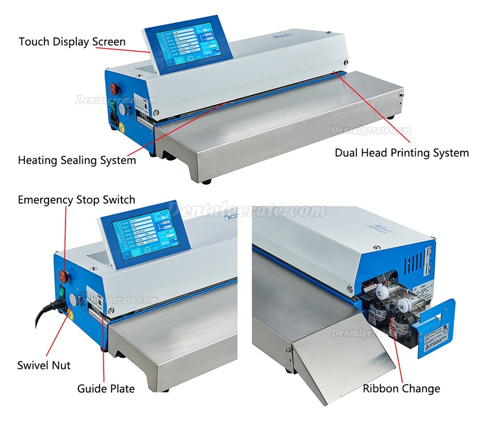 Simple AS-1 automatische dental hei&szlig;siegelmaschine mit schneidefunktion